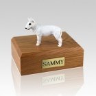 Bull Terrier White Standing Dog Urns