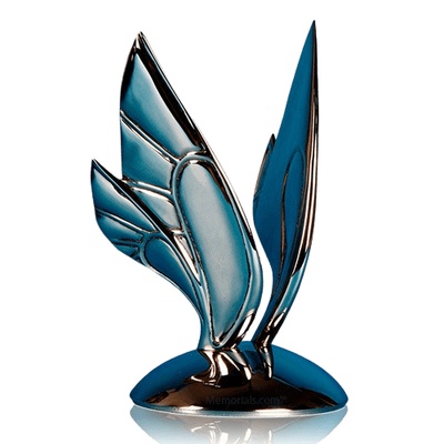 Blue Butterfly Keepsake Cremation Urn