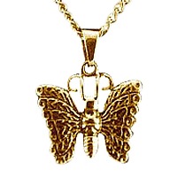 Heavenly Butterfly Cremation Pendant II