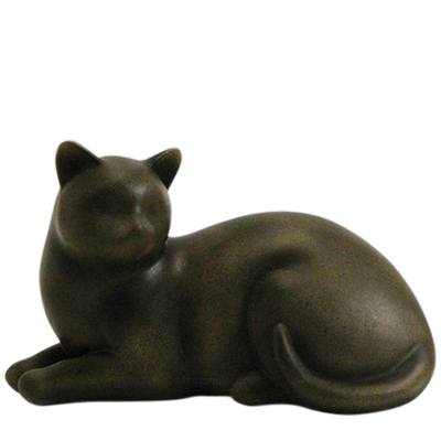 Sable Cozy Cat Cremation Urn