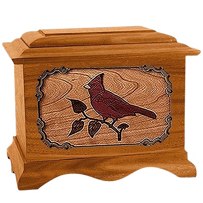 Cardinal Mahogany Cremation Urn For Two