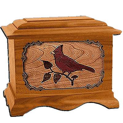 Cardinal Mahogany Cremation Urn For Two