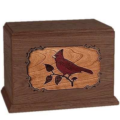 Cardinal Walnut Companion Urn