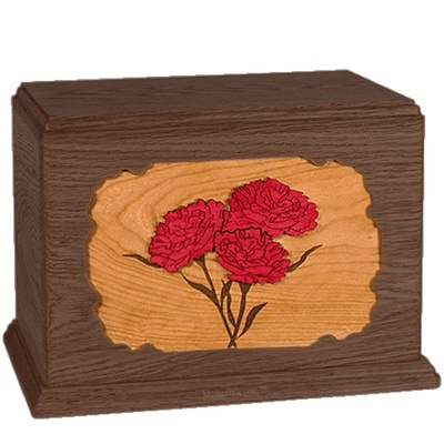 Carnation Walnut Companion Urn