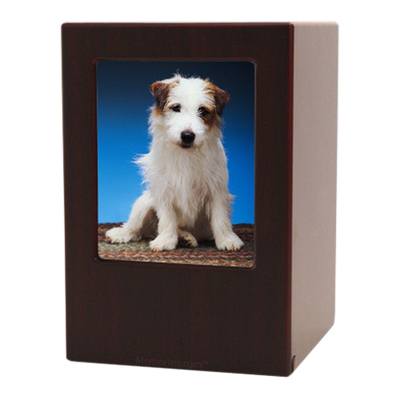 Cherry Pet Large Photo Wood Urn