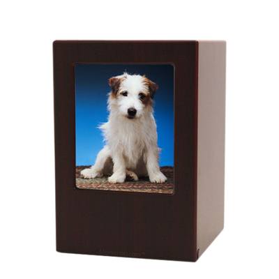 Cherry Pet Medium Photo Wood Urn