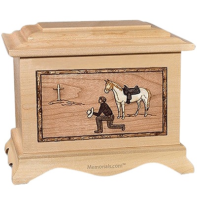 Cowboy Cremation Urns for Two