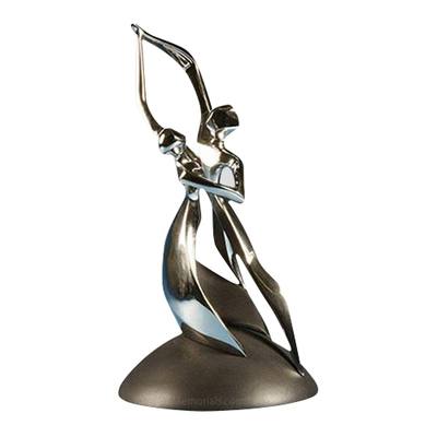 Dance of Life Silver Keepsake Urn