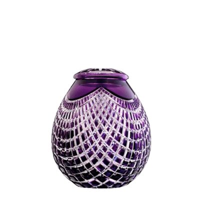 Caesar Glass Small Cremation Urn