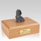 Cairn Terrier Black Sitting Dog Urns