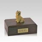 Cairn Terrier Tan Sitting Medium Dog Urn