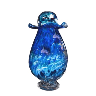 Capricorn Glass Cremation Urn