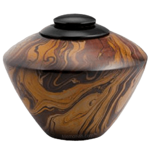 Caramel Marble Cremation Urn