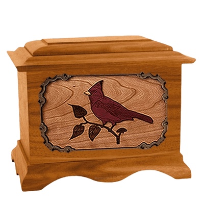 Cardinal Mahogany Cremation Urn