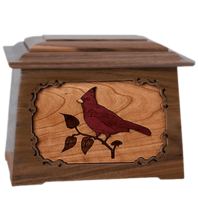 Cardinal Walnut Aristocrat Cremation Urn