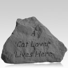Cat Lover Pet Memorial Stone