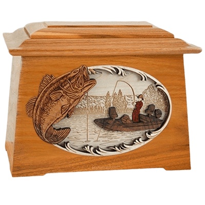 Catch of the Day Mahogany Aristocrat Cremation Urn