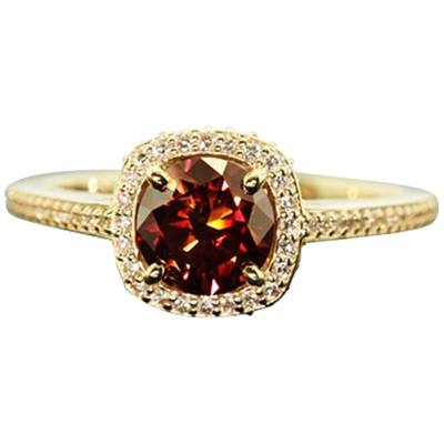 Cathedral Ring With Accent Diamonds II