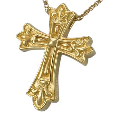 Cathedral Cross Cremation Pendant II