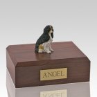 Cavalier Tri-Color Large Dog Urn