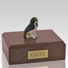 Cavalier Tri-Color Dog Urns