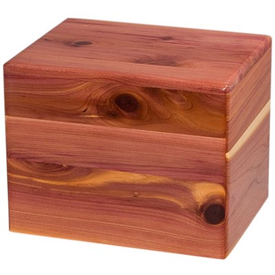 Cedar Wood Large Pet Cremation Urn