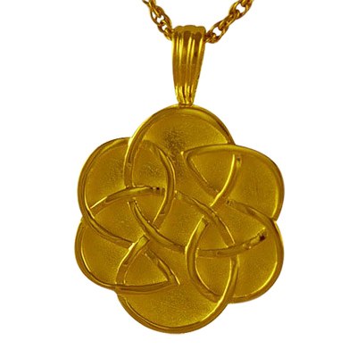 Celtic Flower Cremation Pendant II