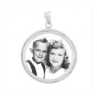 Charm Silver Etched Jewelry