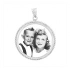 Charm White Gold Etched Jewelry