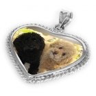 Cherish Silver Photo Pendant