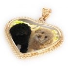 Cherish Yellow Gold Photo Pendant