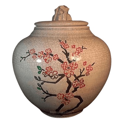 Cherry Blossom Cremation Urn