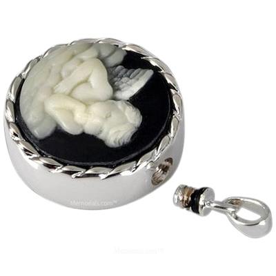 Cherub Cameo Cremation Pendant