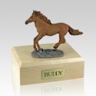 Chesnut Running Large Horse Cremation Urn