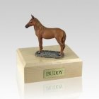 Chesnut Standing Small Horse Cremation Urn