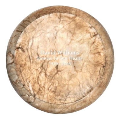 Chestnut Stone Cremation Urn