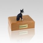 Chihuahua Black & White Small Dog Urn