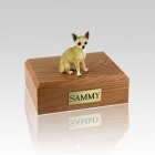 Chihuahua White & Tan Medium Dog Urn