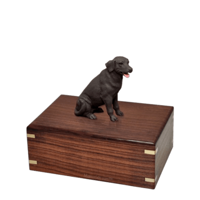 Chocolate Labrador Small Doggy Urn
