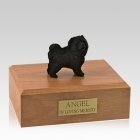 Chow Black Standing Large Dog Urn