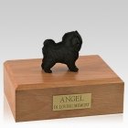 Chow Black Standing Dog Urns