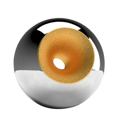 Chrome Gold Splice Orb Urns