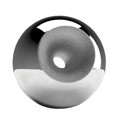 Chrome Modern Orb Cremation Urns