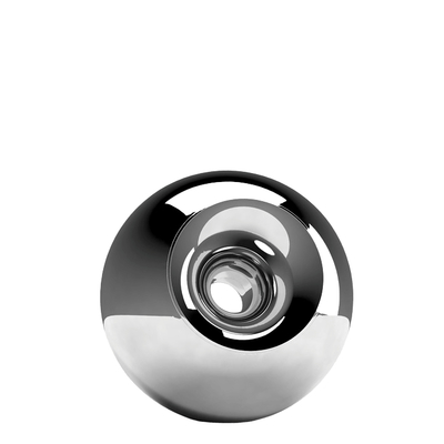 Chrome Orb Small Urn