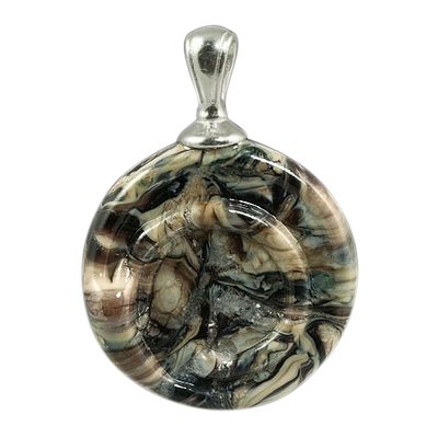 Cinereal Spiral Cremation Ash Pendant