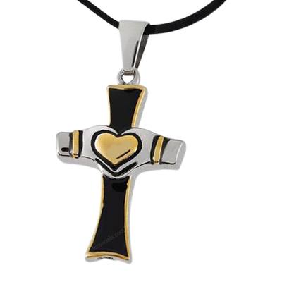 Claddagh Faith Cremation Pendant