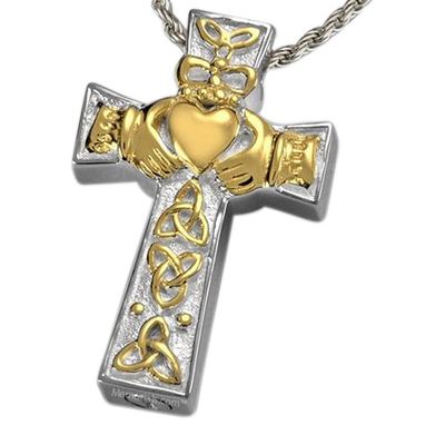 Claddagh Trinity Cremation Pendant V