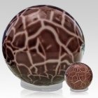 Claret Orb Glass Pet Urns