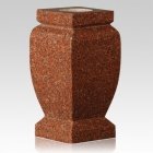 India Red Classic Granite Vase