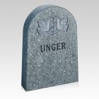 Classic Upright Cemetery Headstone